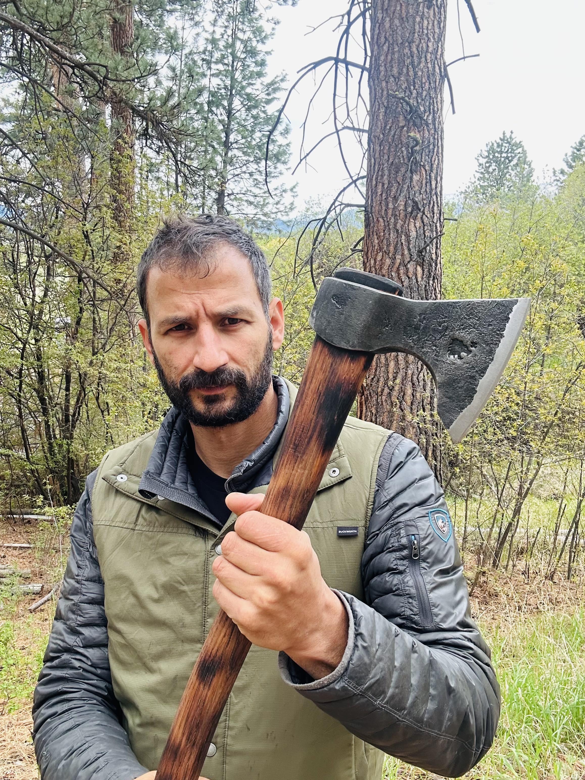 Jordan Jonas Wolverine Pack Axe, Wolverine Axe, Pack Axe, canadian